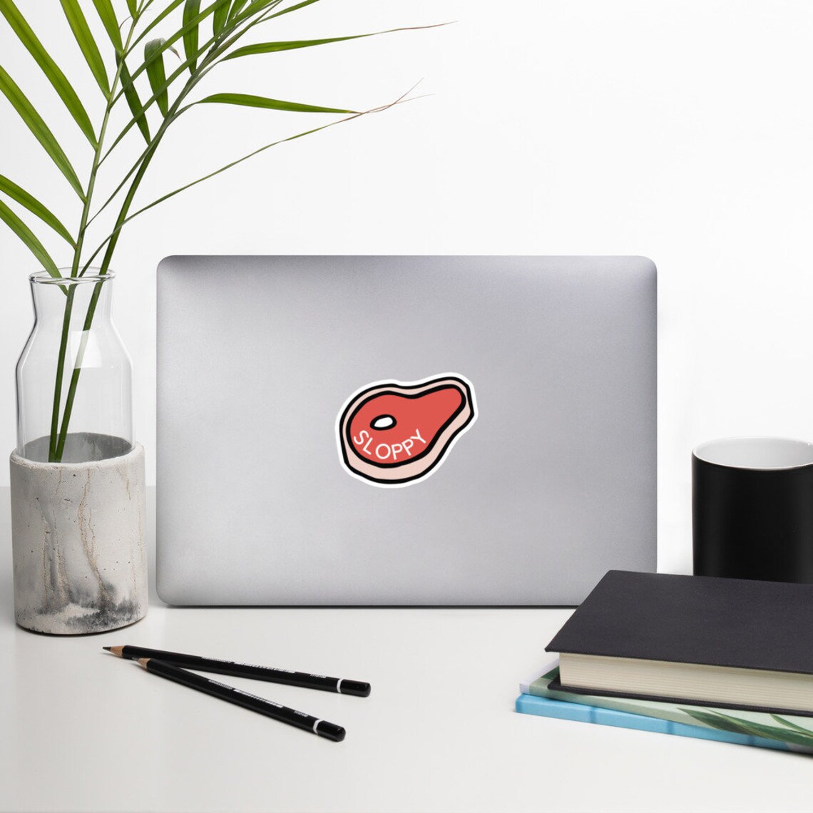 I Think You Should Leave Sloppy Steak Cartoon Sticker Baby Etsy