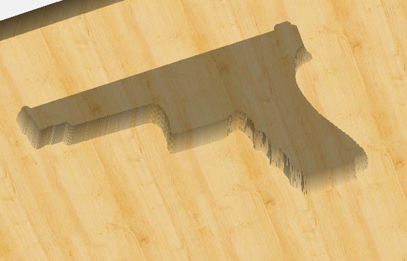 Download Pistol Hand Austria Gun Style Outline Downloadable for the ...