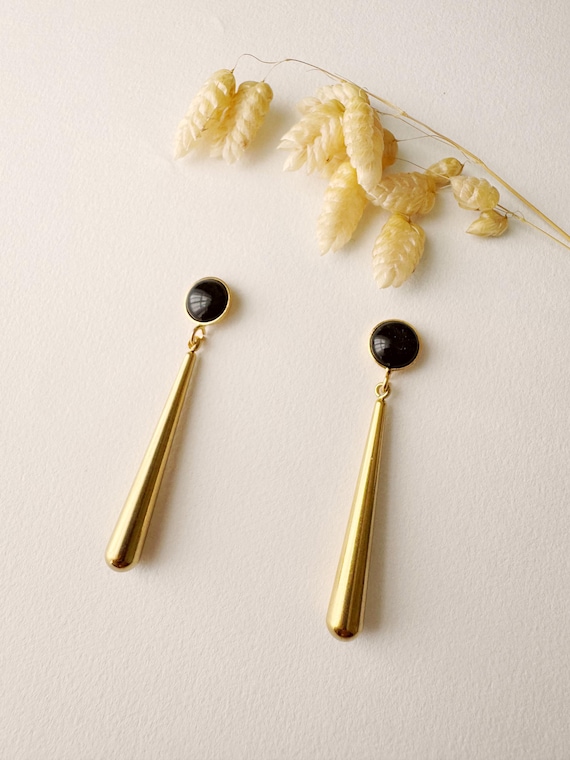 Violet sun pendant earring, solar, elegant, violet, LUCIE model, gold-plated stainless steel hoop