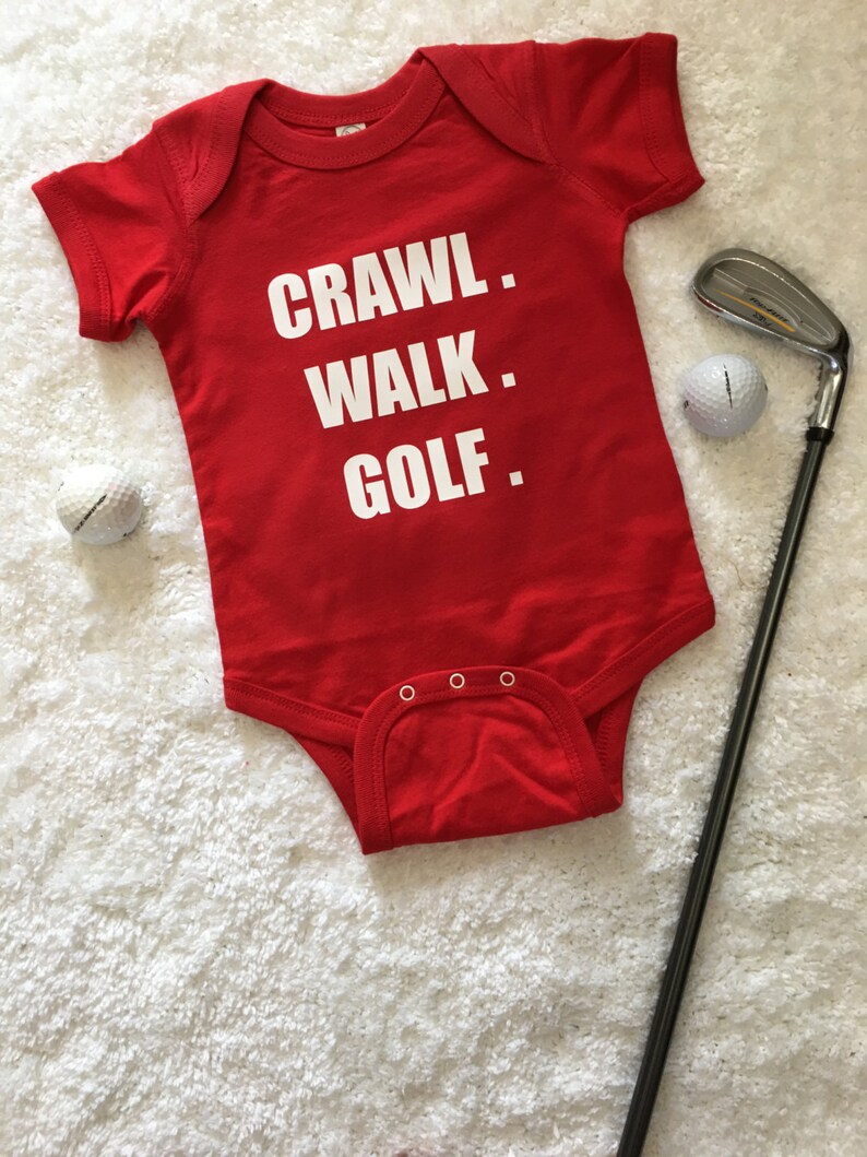 Crawl Walk Golf Baby Golf Outfit Baby Boy Clothes Baby Etsy