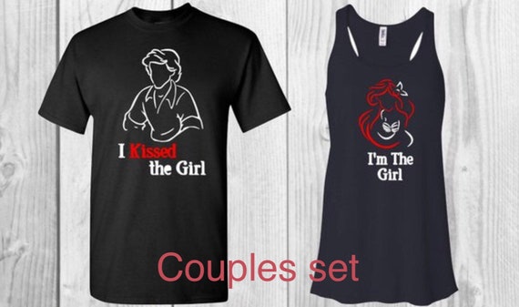 little mermaid couple shirts