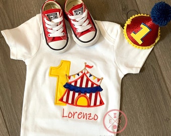 Birthday Circus Shirt, Circus Birthday, First Birthday shirt, Carnival Birthday, Circus Outfit, Carnival Outfit, Carnival Party,Circus Party