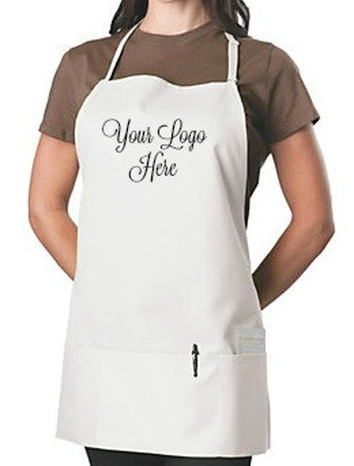 Logo 3 Pocket Apron Custom Apronpersonalized Apron Custom Etsy