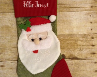 Personalized Christmas stockings , monogrammed christmas stocking , custom christmas stocking , personalized stocking