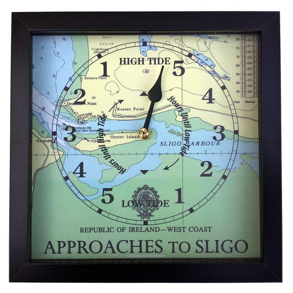 Nautical Chart Clock