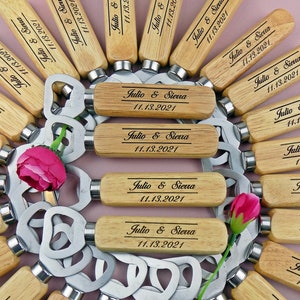 Bulk Engraved Bottle Opener, Party Favors, Wedding favors for guests, Rustic Wedding Favor, Bottle Opener, Gifts, Personalized, Min.order 10