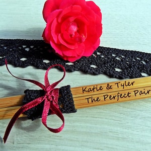 Personalized Chopsticks, Wedding Favor Chopsticks, Engraved Chopsticks, Wedding Gift, Personalised Chopsticks, Shower Gifts, Min. Order 30pr