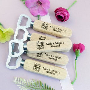 Bulk Engraved Bottle Opener, Party Favors, Wedding favors for guests, Rustic Wedding Favor, Bottle Opener, Gifts, Personalized, Min.order 10