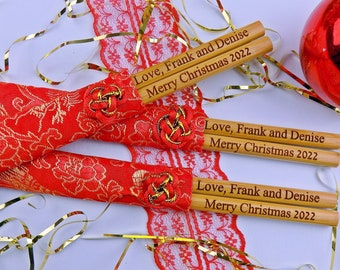 Premium Chopsticks, Personalized Chopstick, Chinese Wedding Favors, Shower Gift, Party Decor, Invitation decor, Party Favors, Save the Date