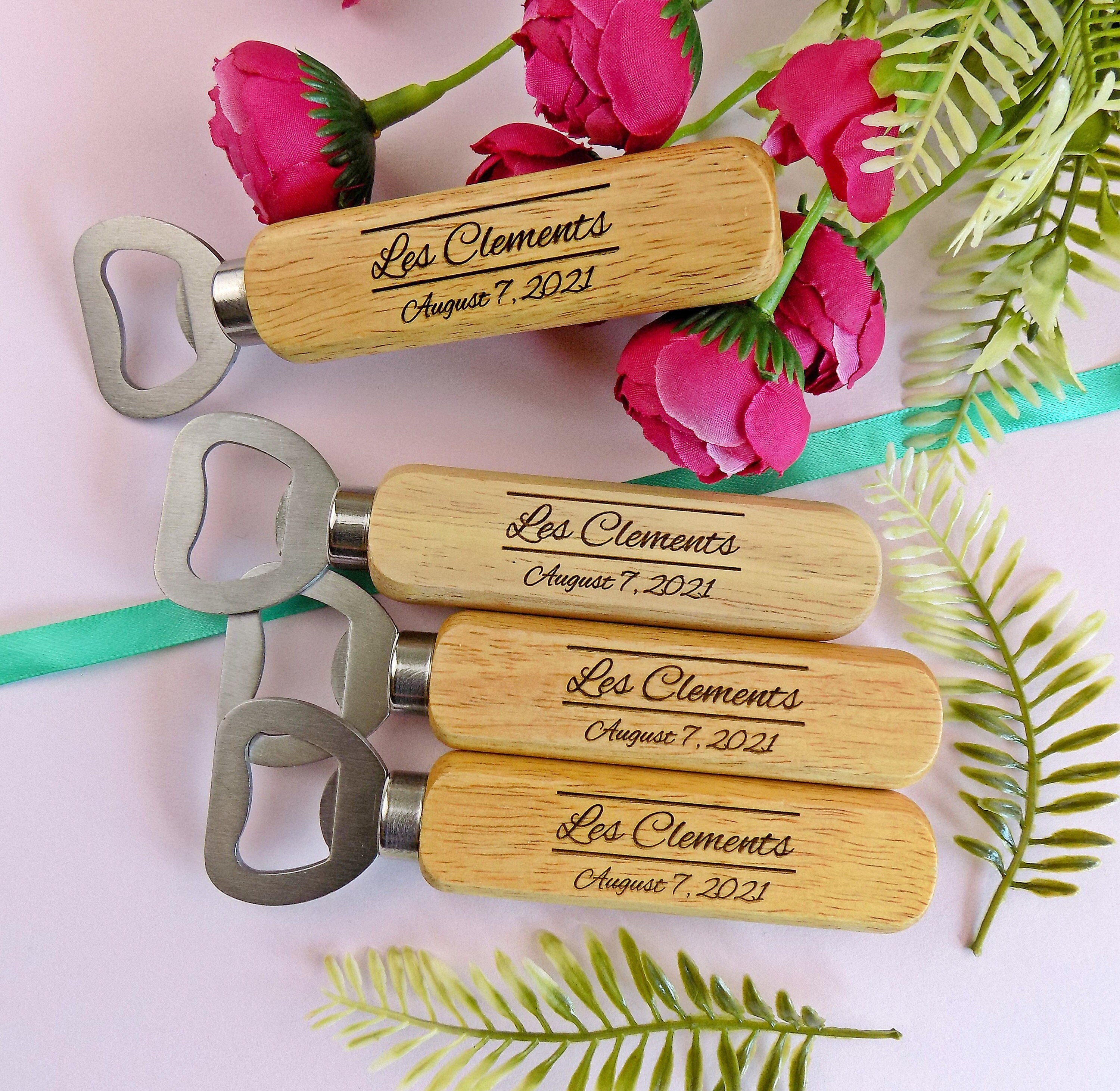 Bulk Engraved Bottle Opener Party Favors Wedding favors for Etsy