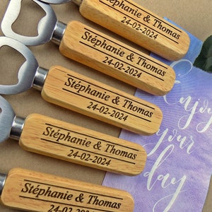 Bulk Engraved Bottle Opener, Party Favors, Wedding favors for guests, Rustic Wedding Favor, Bottle Opener, Gifts, Personalized, Min.order 10