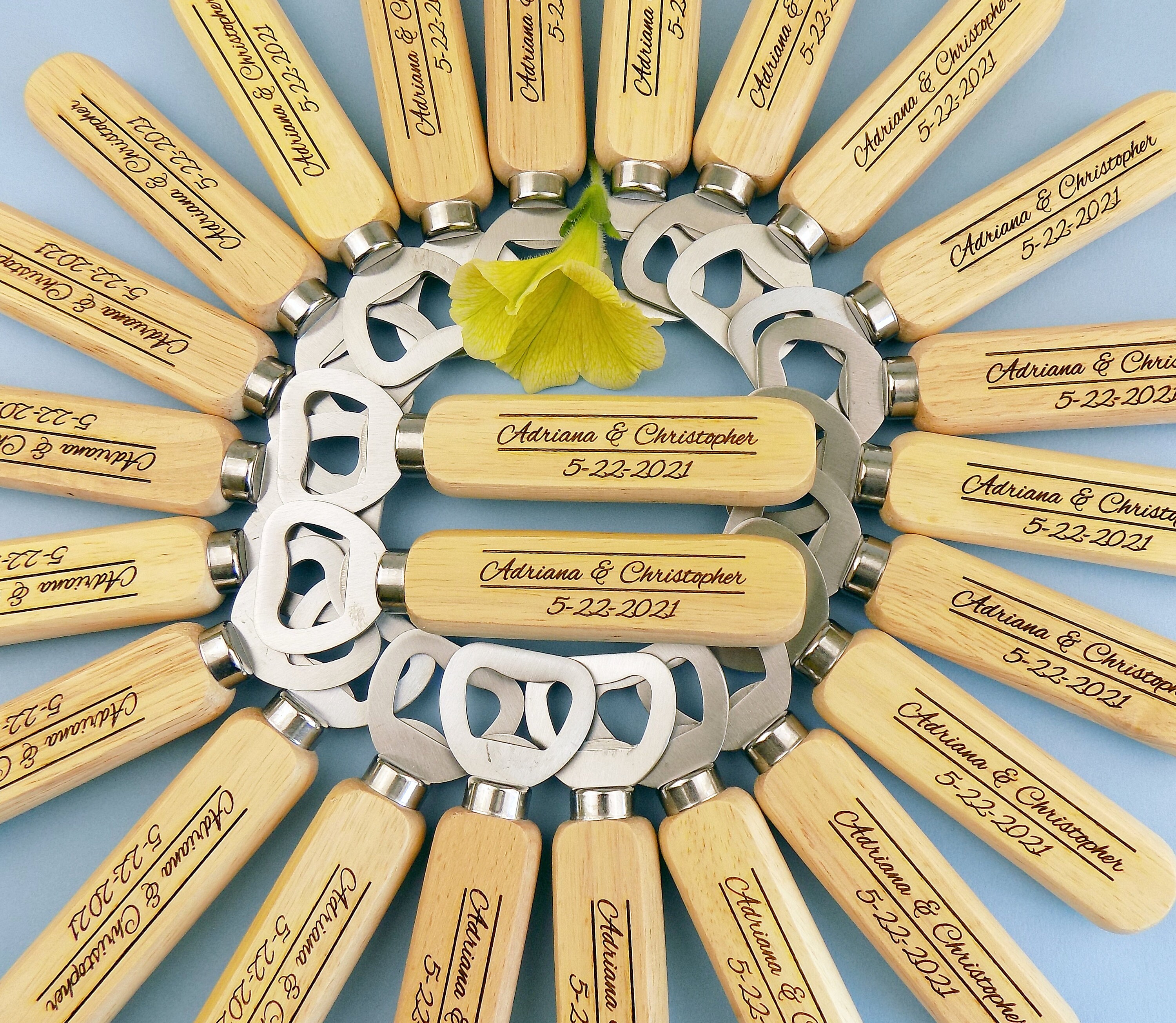 Bulk Engraved Bottle Opener Party Favors Wedding Favors for Etsy