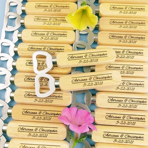 Engraved Wedding Bottle Opener, Party Favors, Wedding favors for guests, Wedding Favor, Bottle Opener, Gifts, Personalized, Min.order 10pc