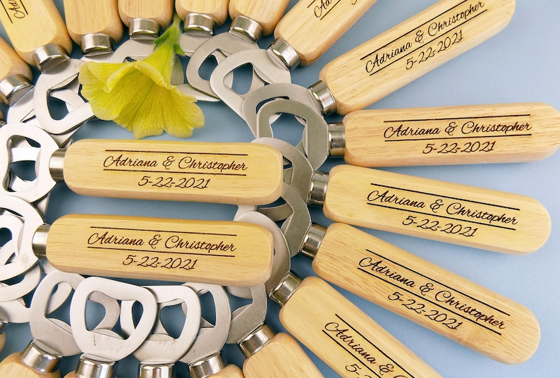 Bulk Engraved Bottle Opener Party Favors Wedding Favors for Etsy