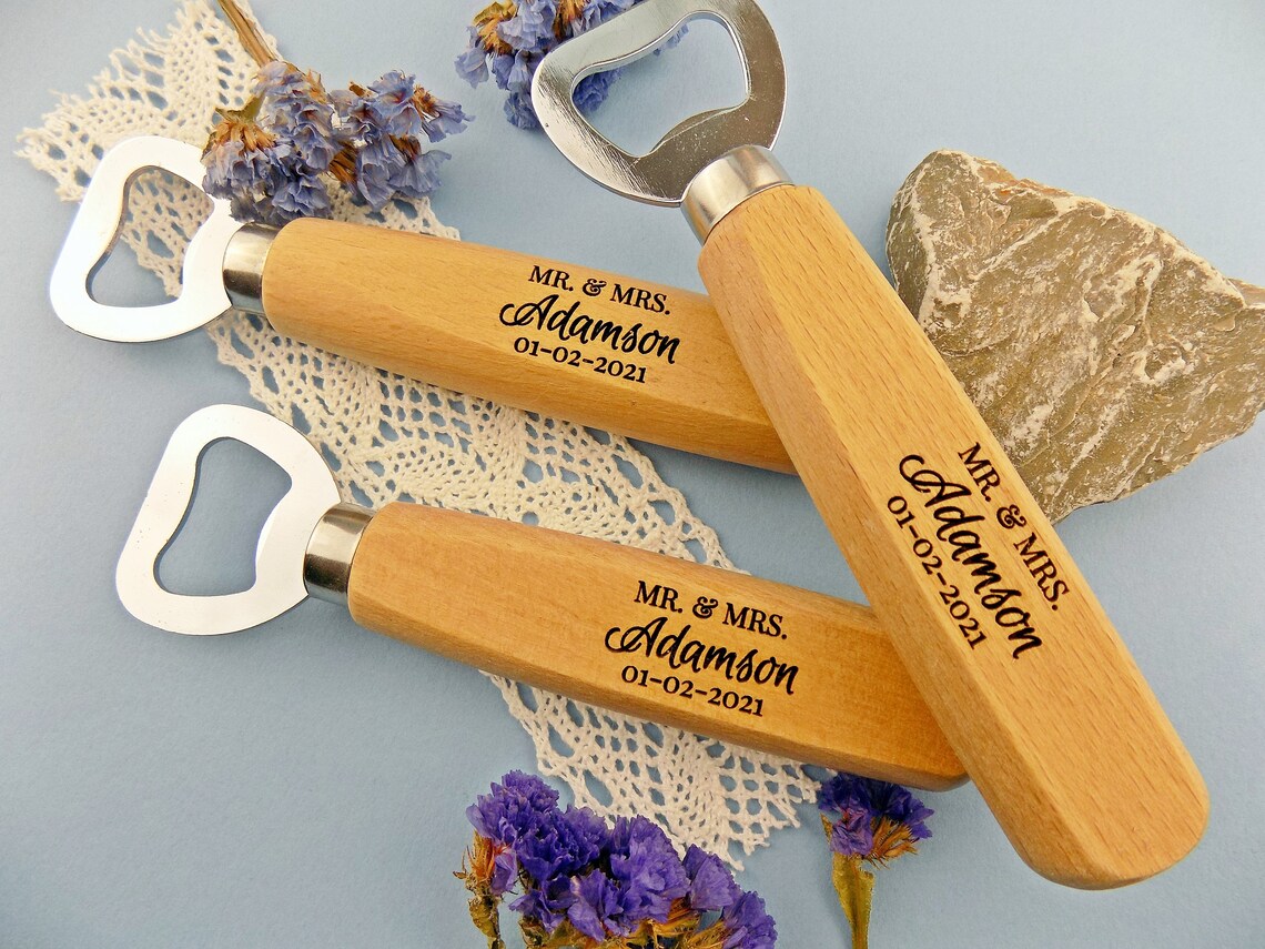 Bulk Engraved Bottle Opener Party Favors Wedding favors for Etsy