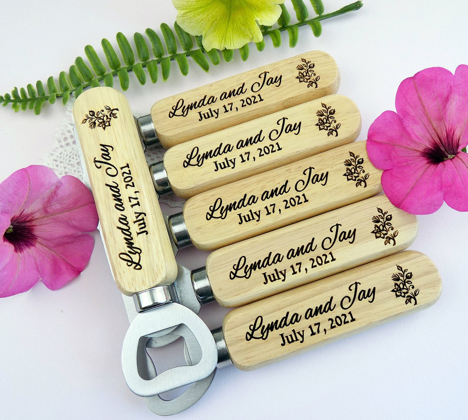 Bulk Engraved Bottle Opener Party Favors Wedding Favors for Etsy