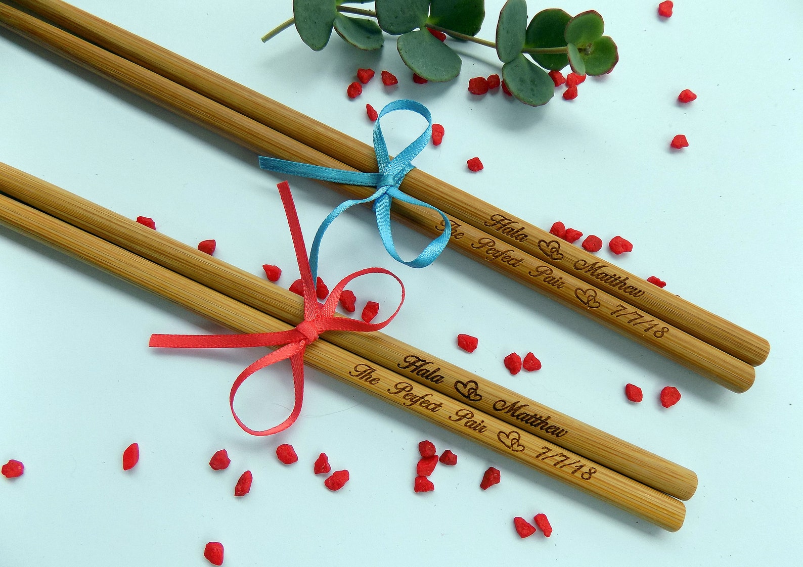 Exclusive Personalized Chopsticks Custom Chopsticks Wedding Etsy