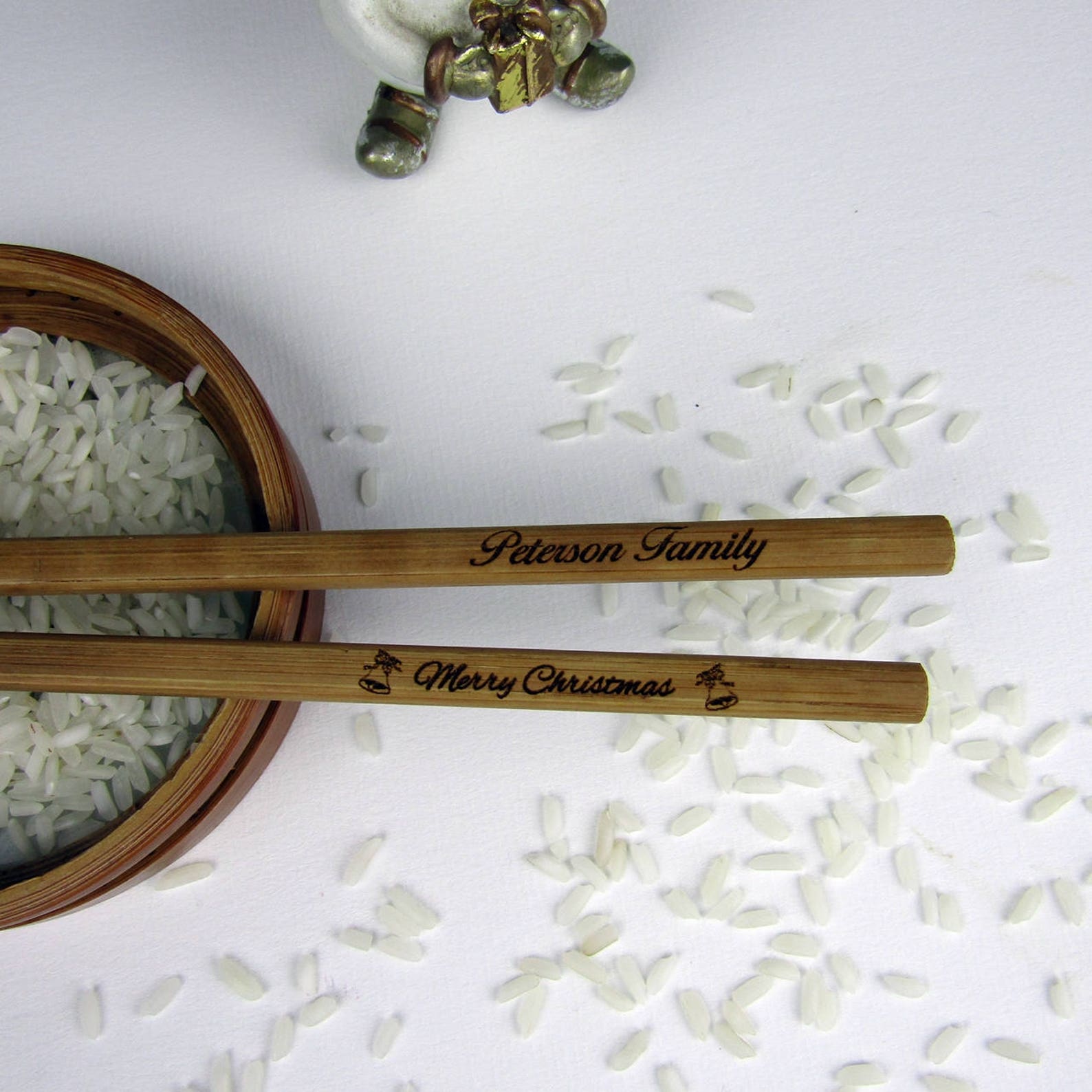 Chopsticks Merry Christmas Engraved Chopsticks Personalized Etsy Denmark