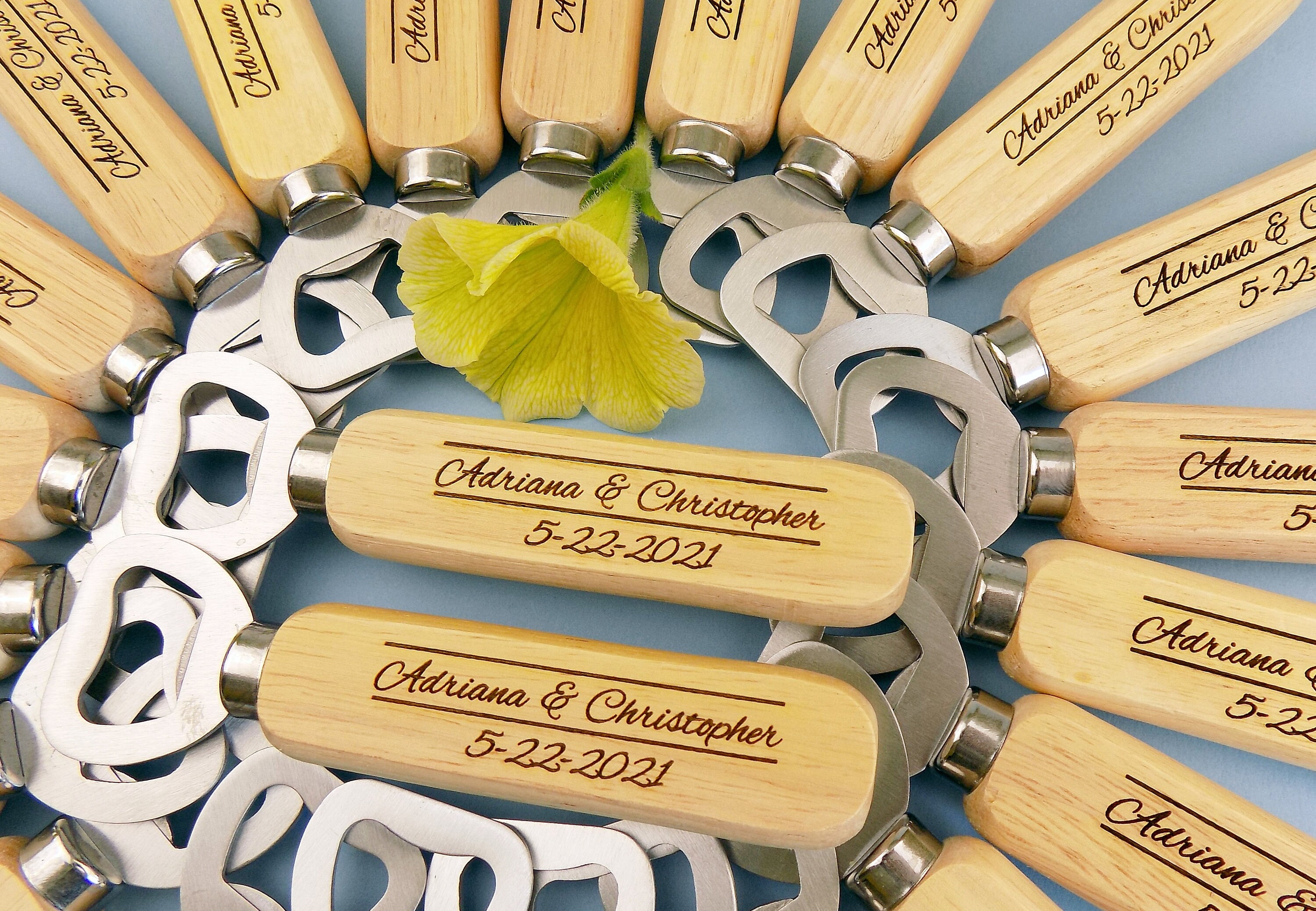 Bulk Engraved Bottle Opener Party Favors Wedding Favors for Etsy