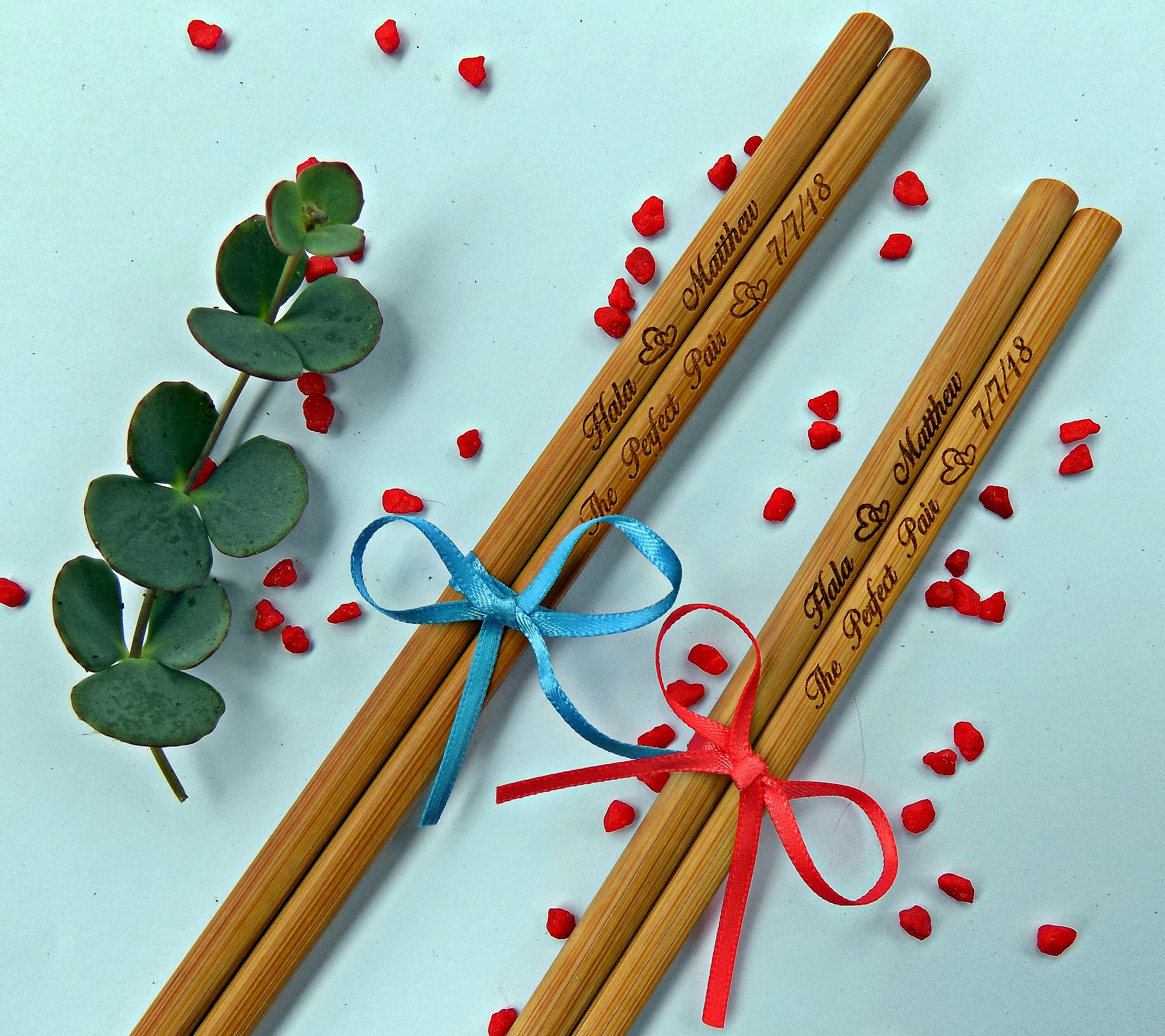 Exclusive Personalized Chopsticks Custom Chopsticks Wedding Etsy