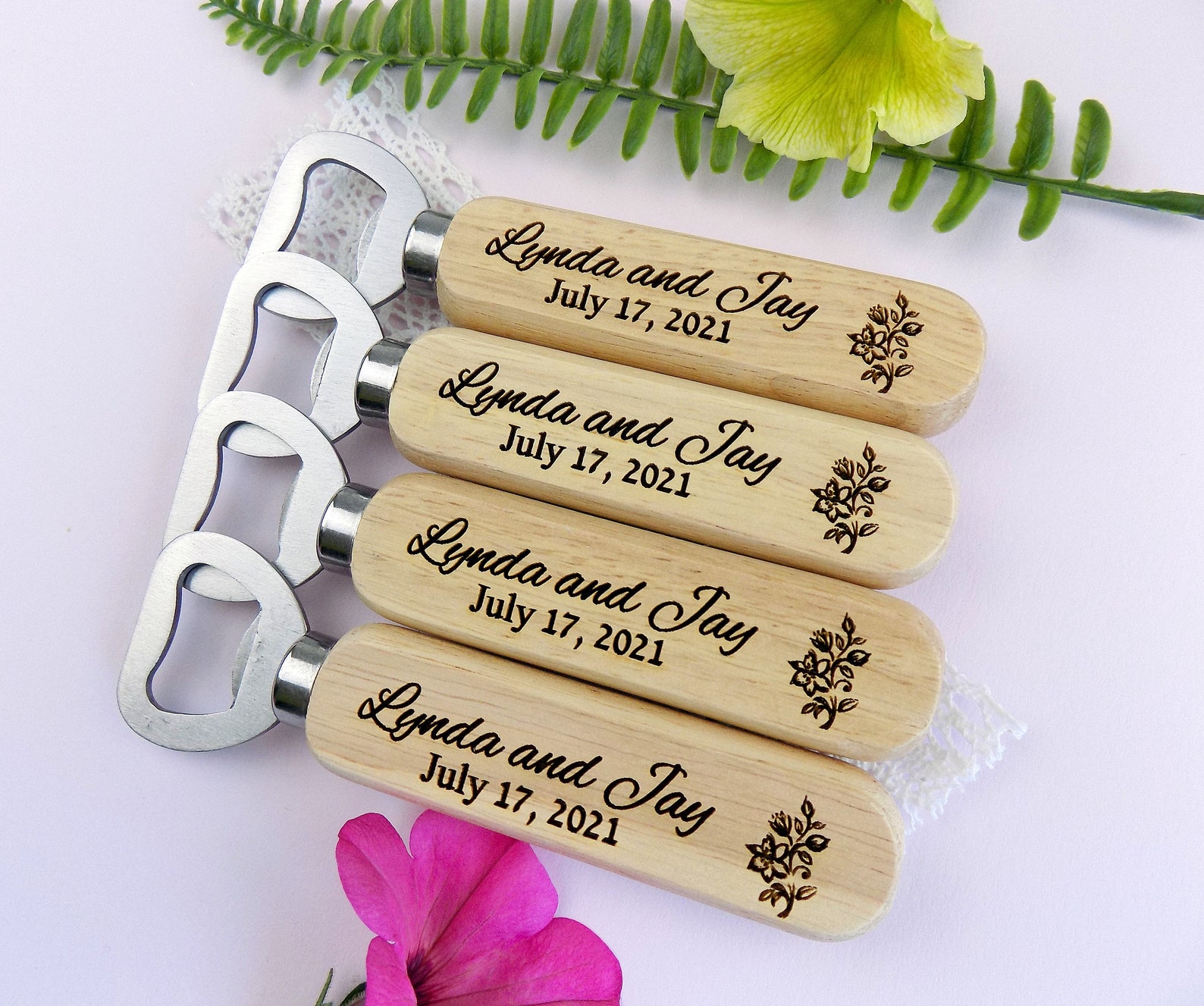Bulk Engraved Bottle Opener Party Favors Wedding Favors for Etsy