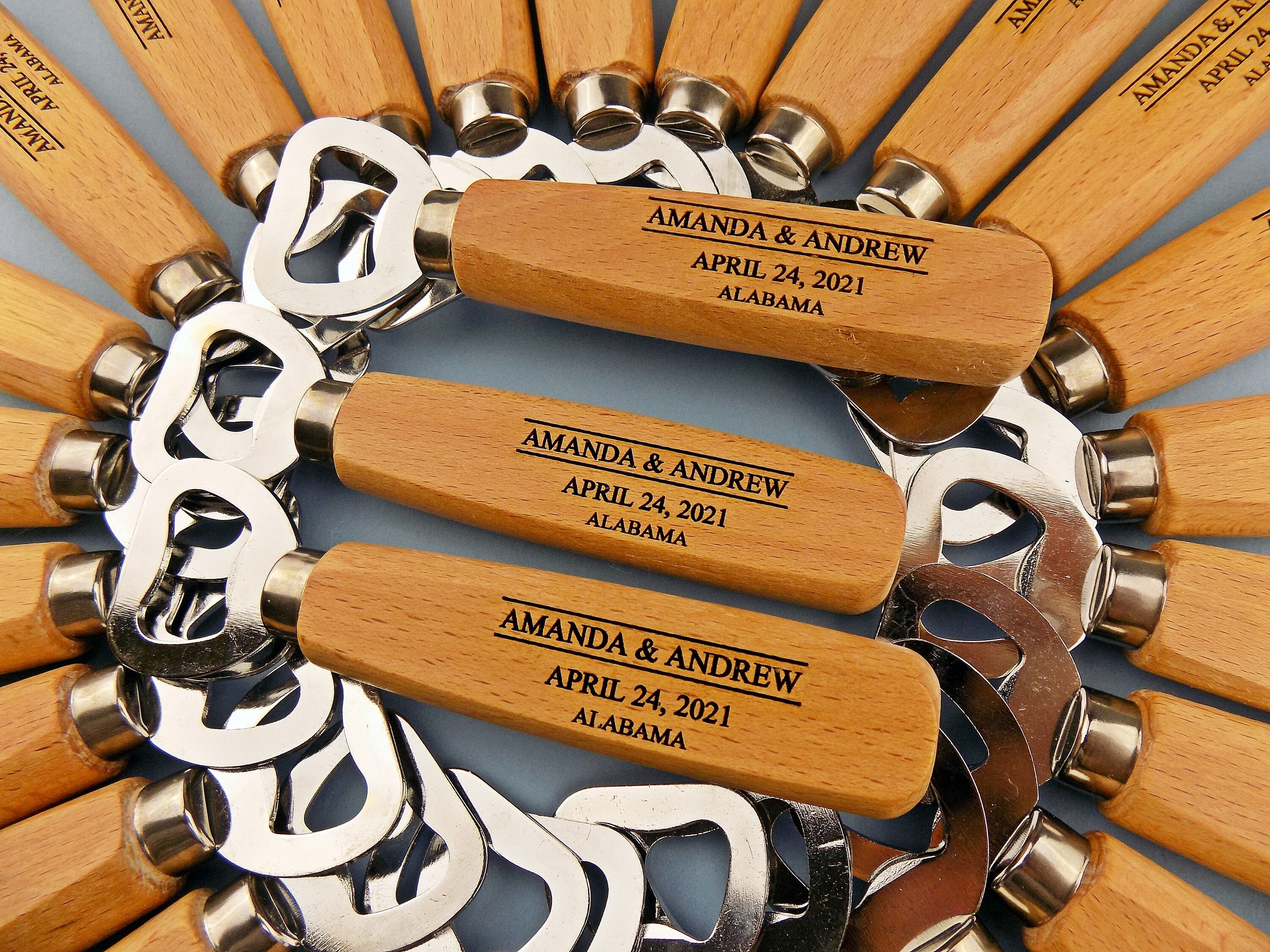 Bulk Engraved Bottle Opener Party Favors Wedding favors for Etsy