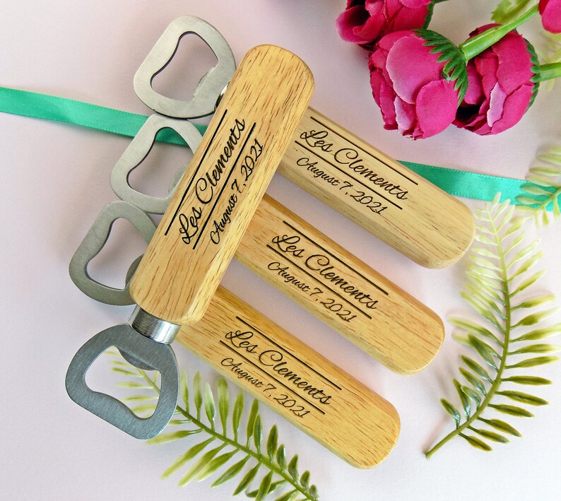 Bulk Engraved Bottle Opener Party Favors Wedding Favors for Etsy