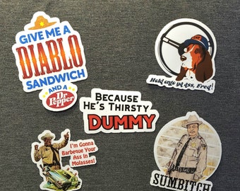 Smokey & The Bandit Die Cut Stickers