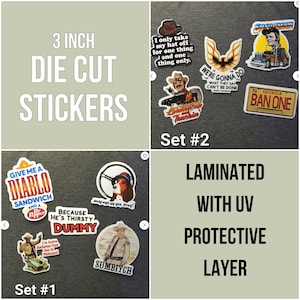 Smokey & The Bandit Die Cut Stickers