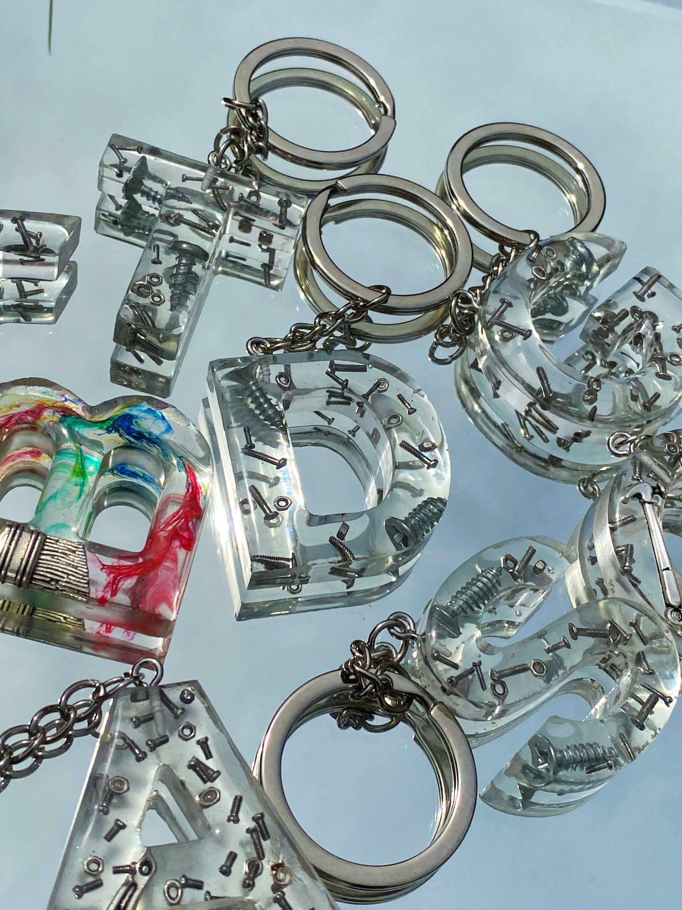 Nuts and Bolts Collection Keychains Etsy