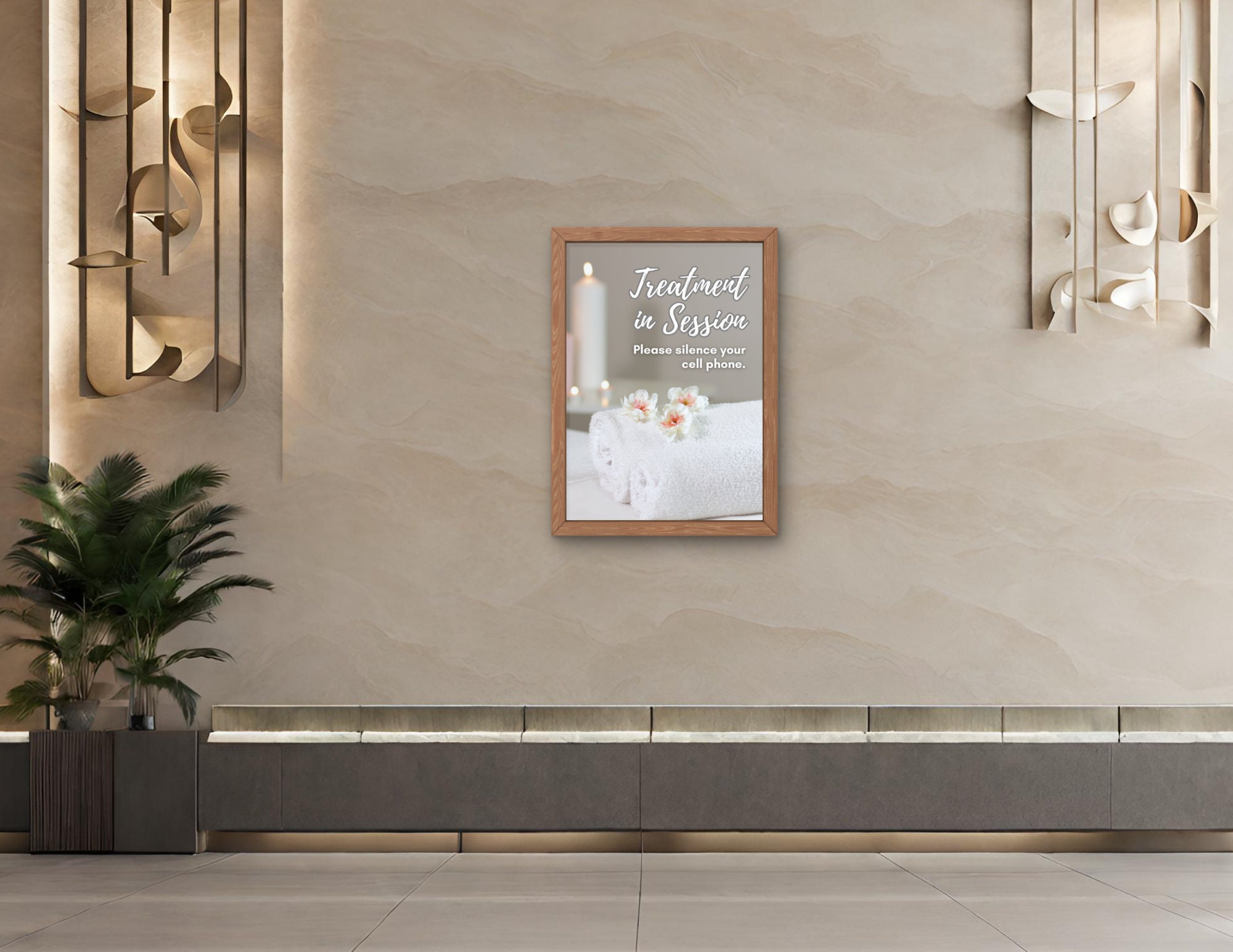 Treatment in Session Sign, Session in Progress Sign, Door Sign for ...