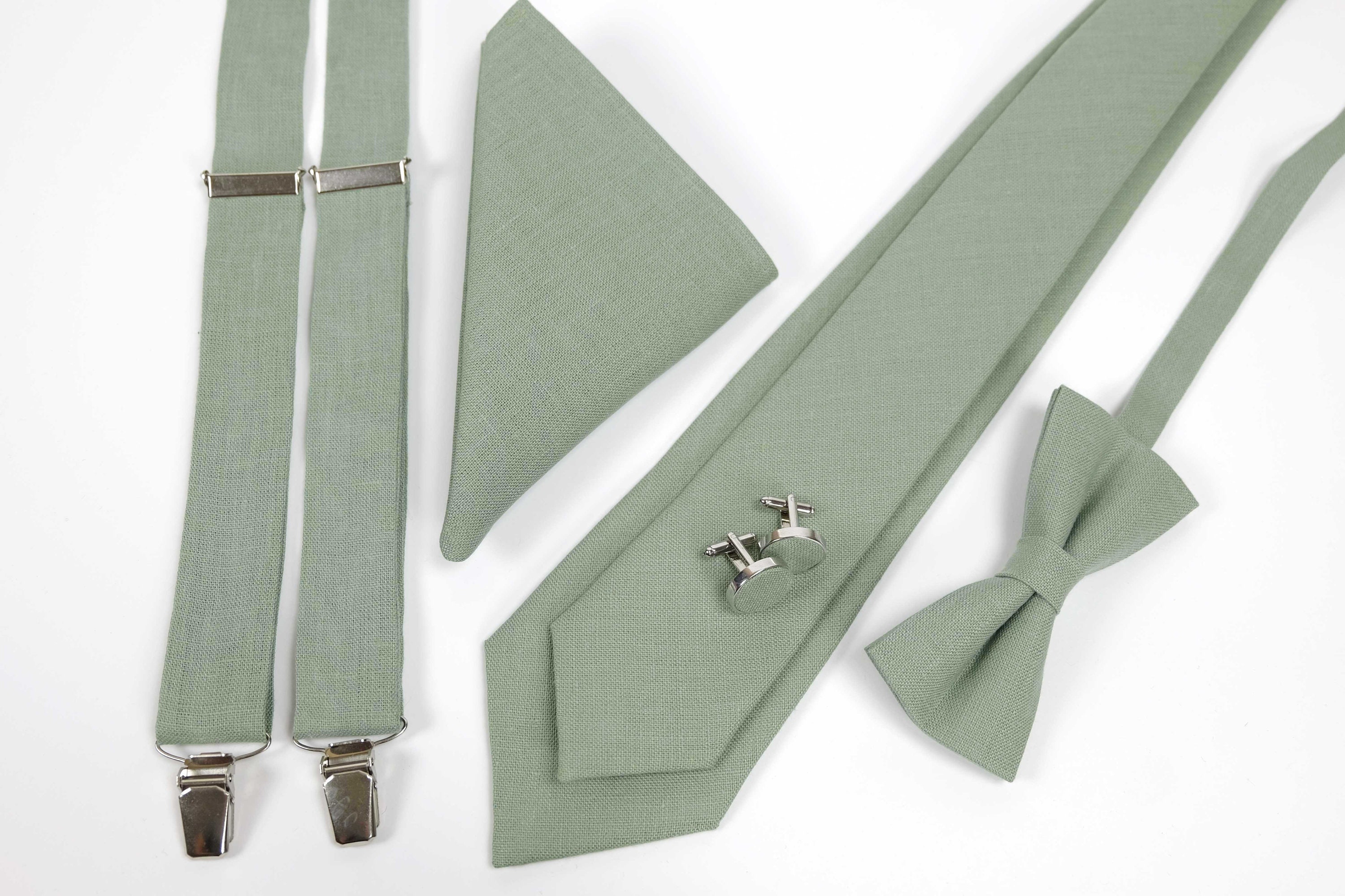 Sage Green Accessories Set – Suit Culture