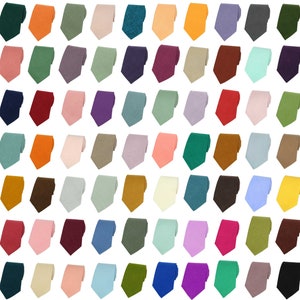 Leinenkrawatten in salbei grün, blau, violett, orange, gelb, lila, rosa Krawatte, flieder, staubblau, weinrot, rot, beige, grüne Krawatten