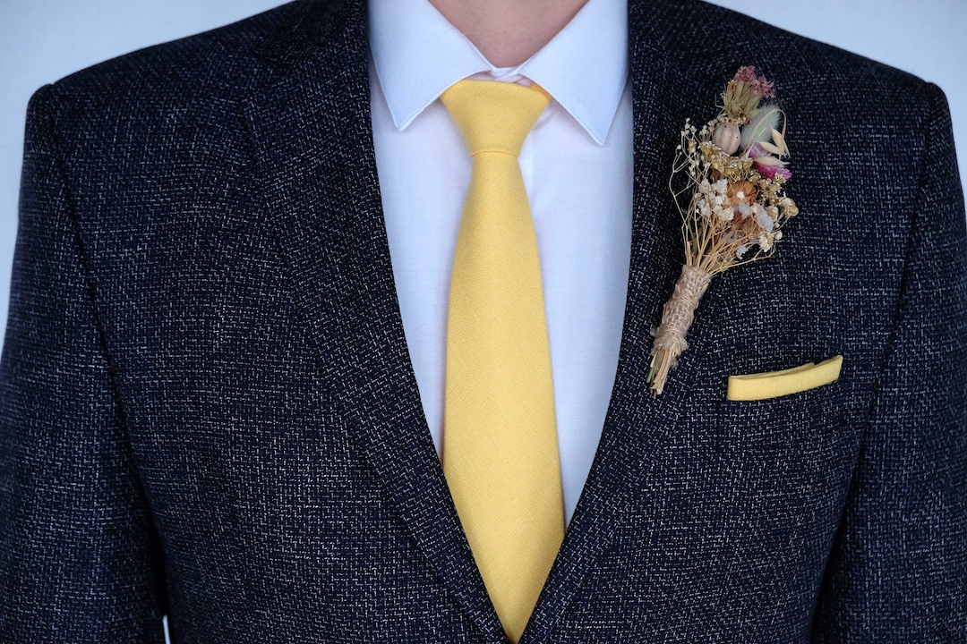 yellow tie asda