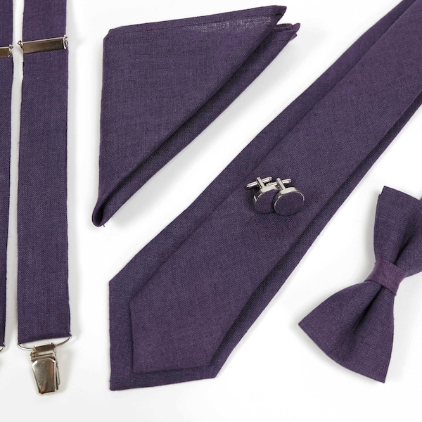 sparkly purple tie