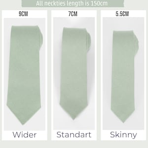Eukalyptus, Salbeigrün Farbvariante für Leinenfliegen mit passendem Einstecktuch, Krawatten, Hosenträger aus natürlichem Leinenstoff Bild 7