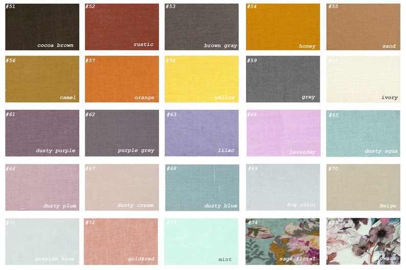 Fabric Swatches/samples 1-70 zdjęcie 3