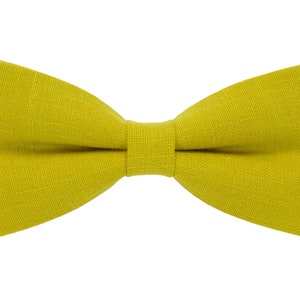 Yellow bow tie For Wedding / Necktie For Groomsmen / yellow Pocket Square With Tie / yellow Men&#39;s Tie / yellow Bow tie