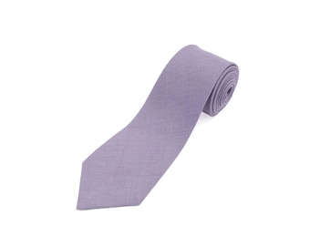 dusty lilac tie