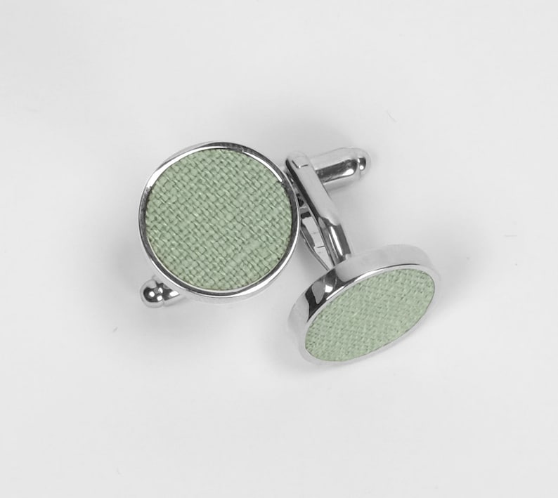 Salbeigrüne Krawatte Für Trauzeugen / salbeigrüne Krawatte / Einstecktuch Mit Krawatte / Grüne Fliege Für Männer Cufflinks