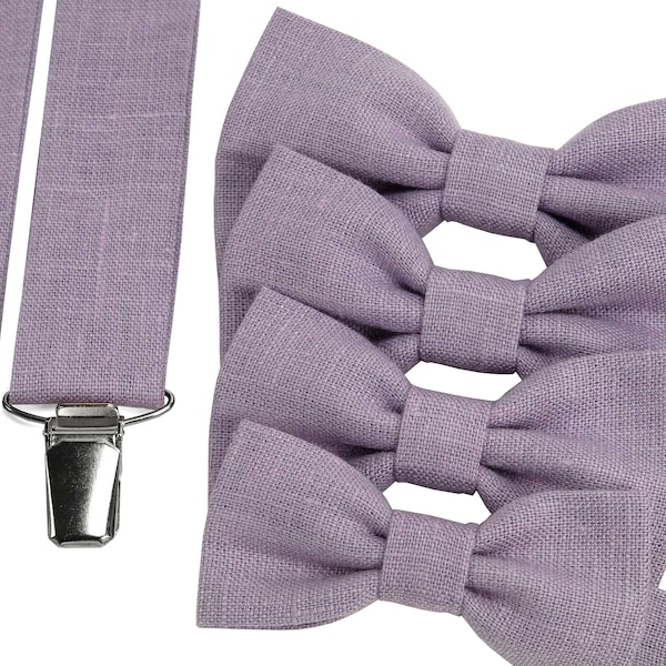 dusty lilac tie