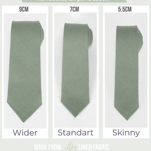 Eucalyptus green elastic suspenders linen bow tie, pocket square, sage green necktie with suspenders, adult size green suspenders set image 3