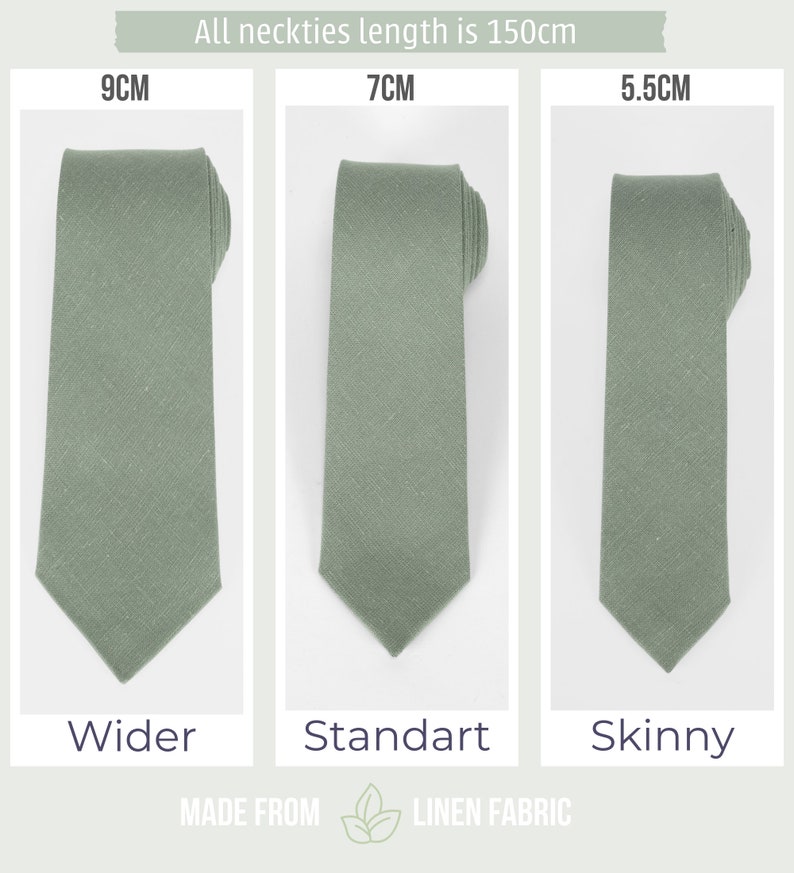 Eucalyptus green elastic suspenders linen bow tie, pocket square, sage green necktie with suspenders, adult size green suspenders set image 3