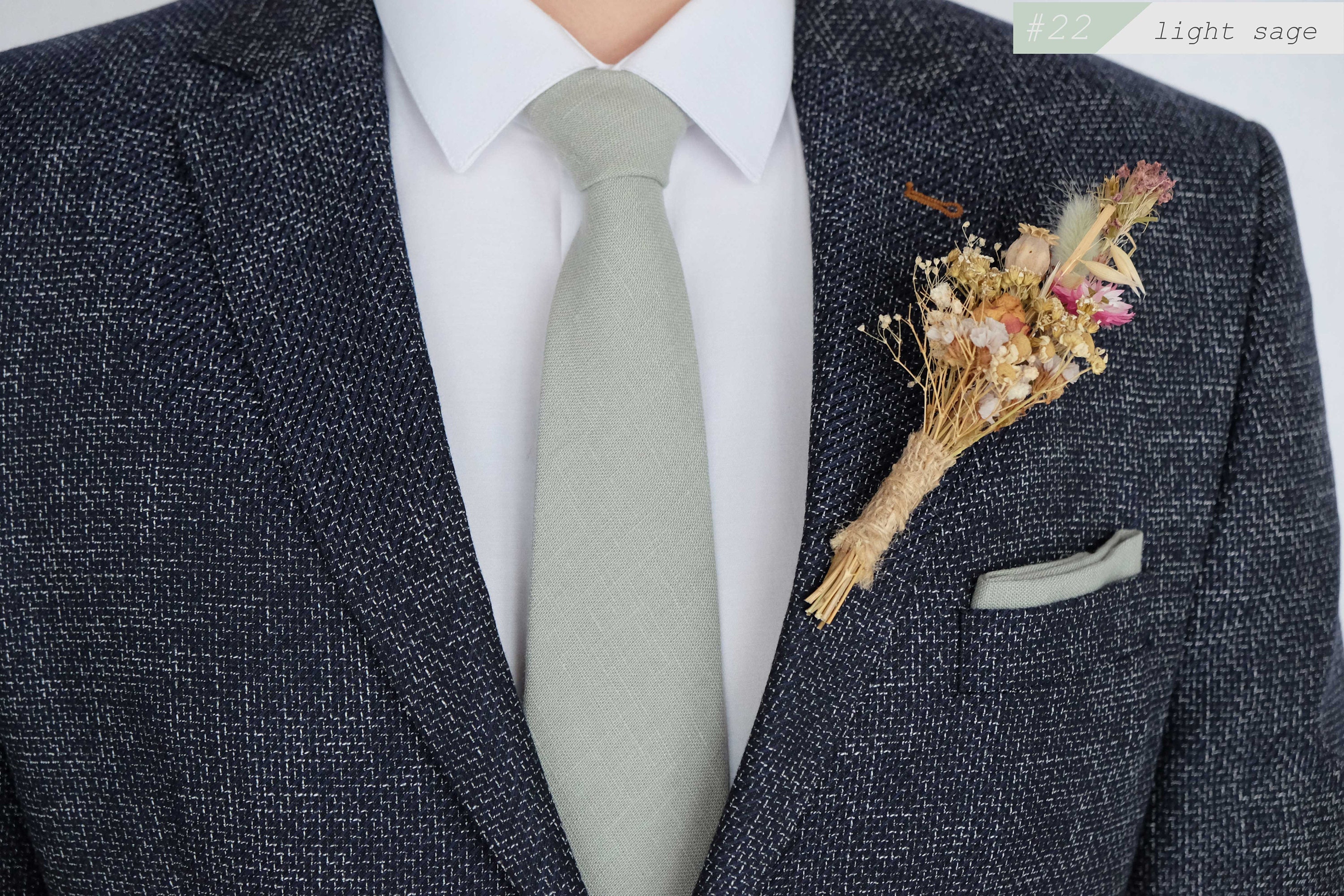 Bright Sage Green Tie for Wedding / Necktie for Groomsmen / Etsy Canada