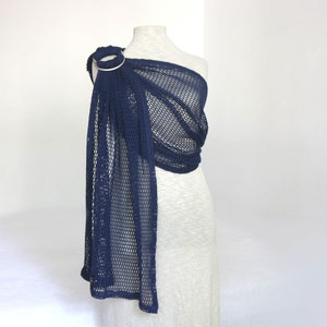 Draagdoek draagdoek ademend puur katoenen draagdoek voor het dragen van baby, perfect voor zomerstrand Verstelbare draagdoek draagdoek