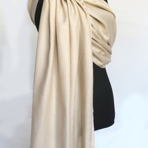 Baby Ring Sling Baby Wrap Tragetuch Neugeborene bis Kleinkind Ring Sling Baby Tragetuch Tragetuch Seide Viscose Hellbeige