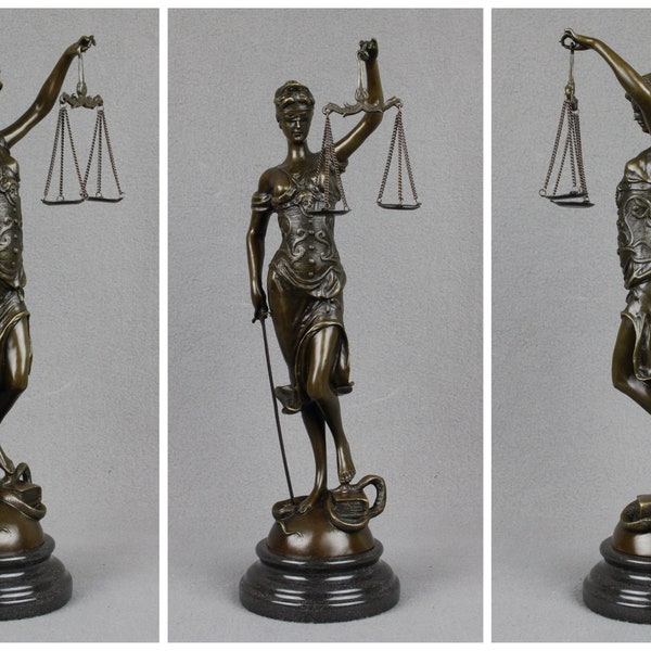 Lady Justice Bronze Sculpture Etsy