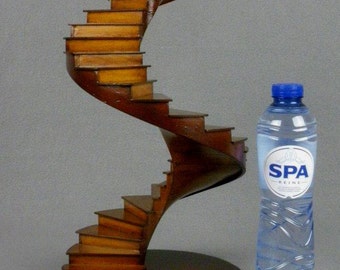 Architectural wooden Model Spiral Stairs Handmade wood Architecture Maquette grand tour European Antique reproduction