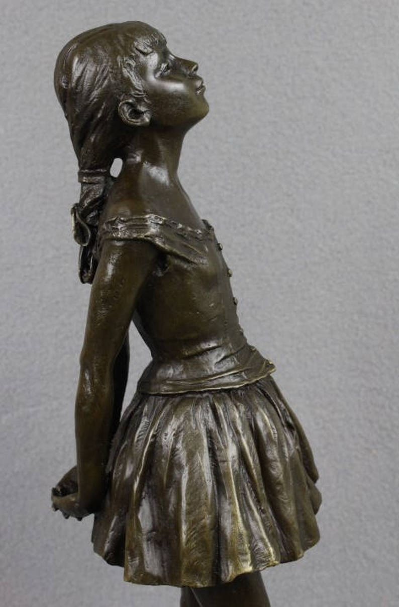 Bronze sculpture Little Ballet Dancer after Edgar Degas | Etsy