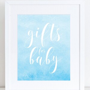 Baby Shower Gift Table Sign - Gifts for Baby Boy Sign - 8x10 Baby Shower Printable - Gift Table Sign - Instant Download!